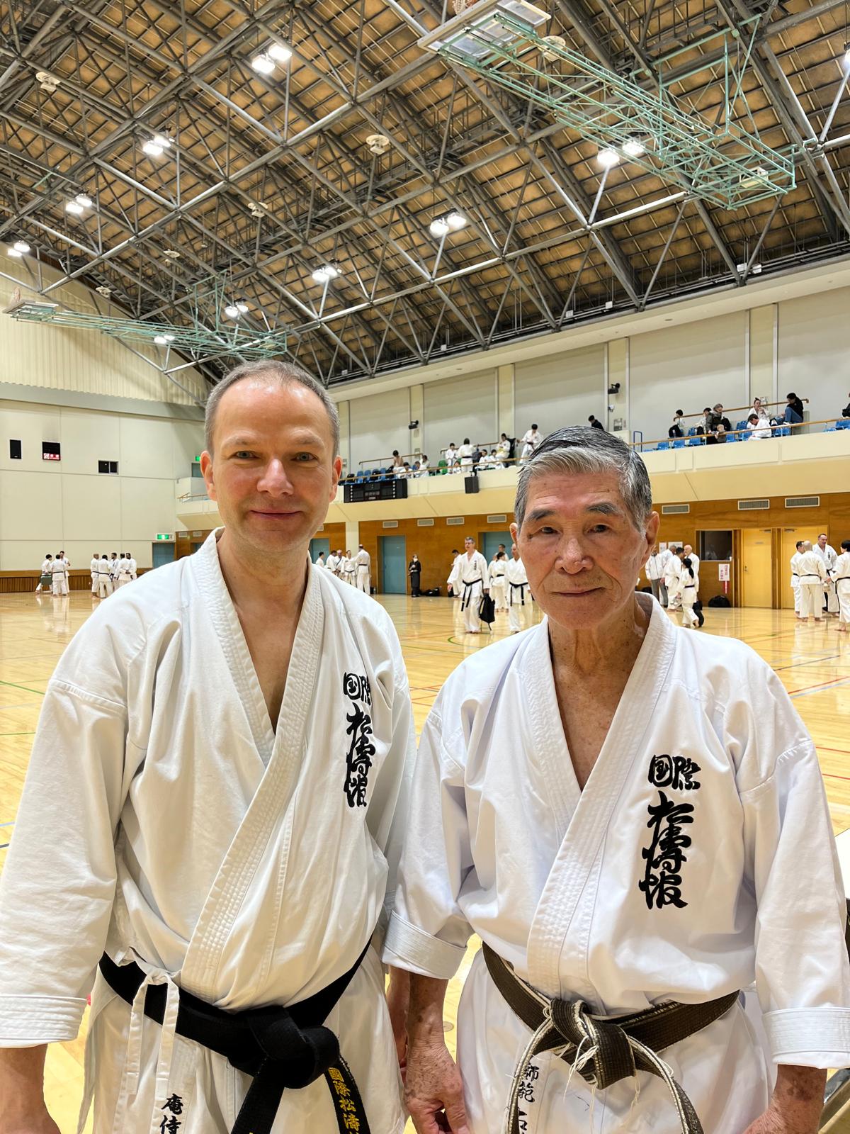 Zdjęcie z seminarium karate SKIF International Seminar 2025 w Tokio - Ishikawa Shihan