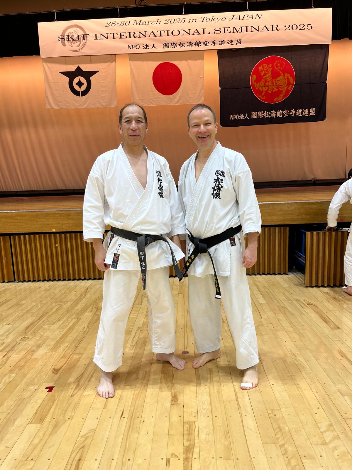 Zdjęcie z seminarium karate SKIF International Seminar 2025 w Tokio - Tanaka Sensei