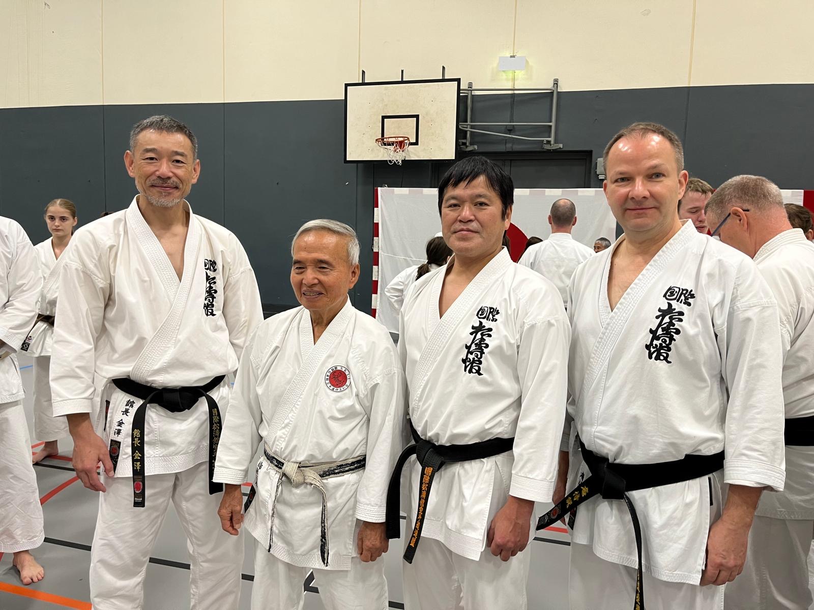 Zdjęcie z seminarium karate SKIEF Technical Seminar 11-13 października 2024 - Kanazawa Kancho, Miura Shihan, Murakami Shihan